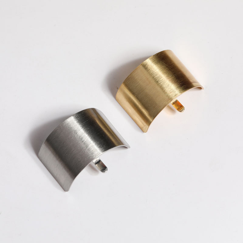 Japanese Style Hair Hook Metal Style Brushed Ponytail Hook Head Rope Pin Gold and Silver Cold Style High-End Hair Buckle Jewelry