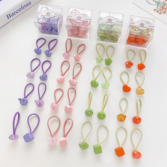 卡通兒童發圈不傷發糖果色女童皮筋網紅可愛小辮子發繩頭繩批發