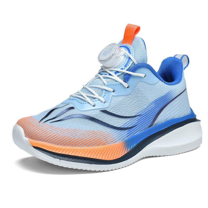 Ligero otoño doble malla transpirable para niñas al aire libre casual zapatos para correr 2024 zapatos de cuatro estaciones para niños de mediana edad nuevos suaves