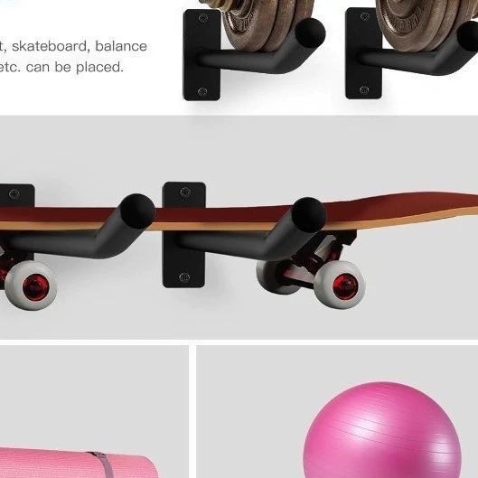 Простая бытовая утолщенная настенная стойка для мячей для йоги, большая несущая стойка для хранения предметов, стойка для велосипедного спортивного инвентаря