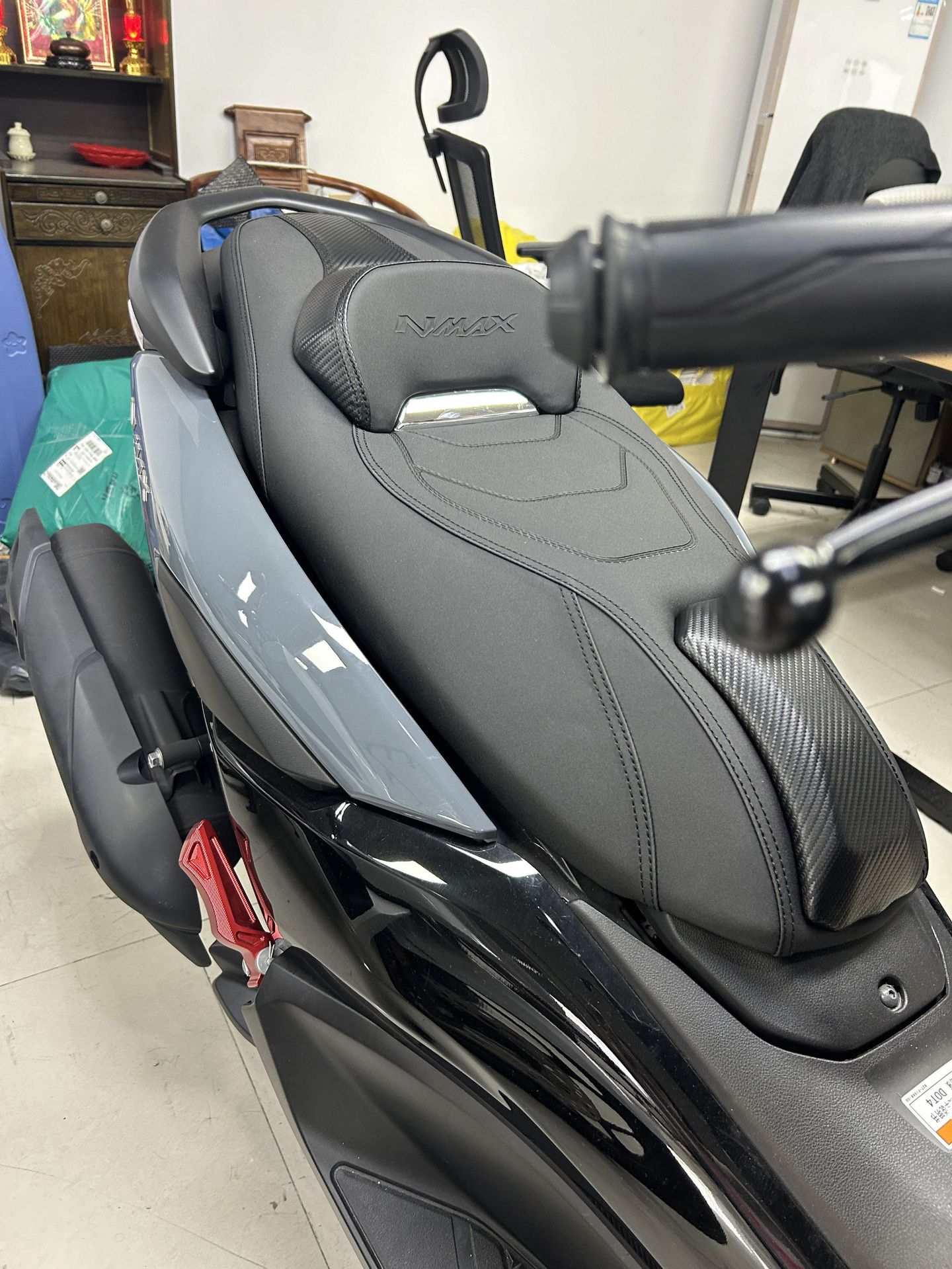 Suitable for 20-24 Yamaha NMAX155 modified cushion new upgraded Indonesian cushion with backrest non-slip