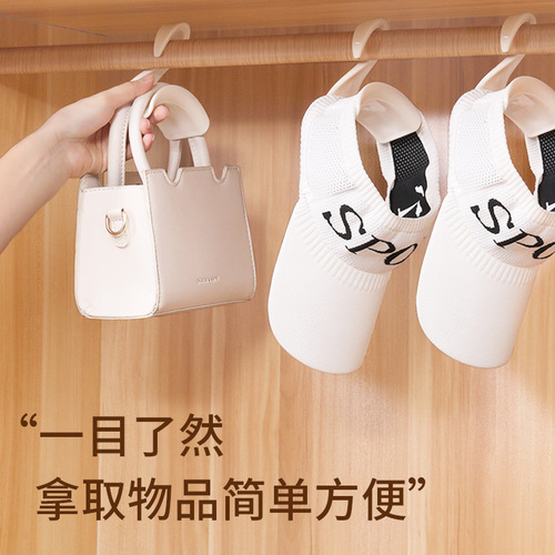 Japanese style upgraded widened bag hook tie scarf hat rack belt scarf headphone multi-purpose hook rack