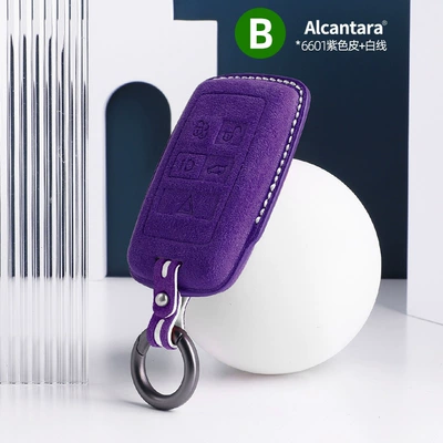 Other Automotive Interior Supplies – for Land Rover Range Rover - land-rover-b-stereo-key-case-6601-purple-white-line