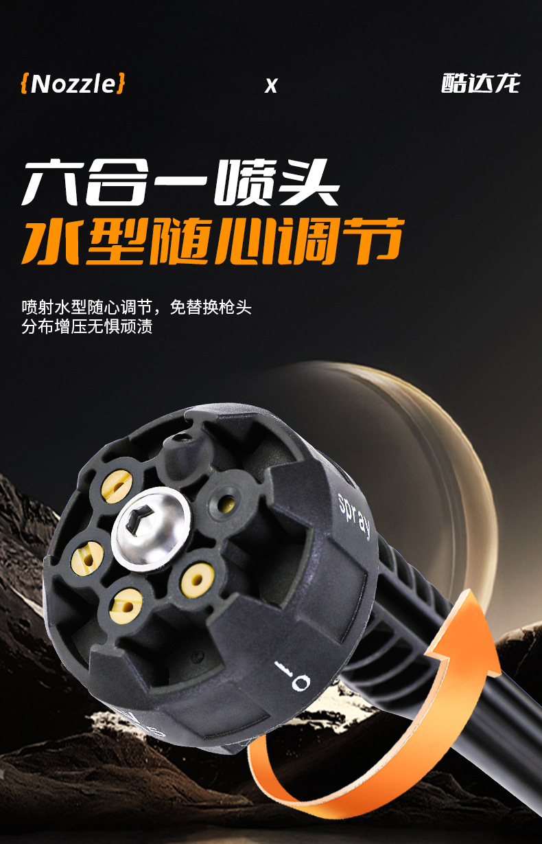 Wireless Car Washing Machine Portable Car High-Pressure Water Gun High-Power Car Lithium Battery Household Electric Car Washing Artifact