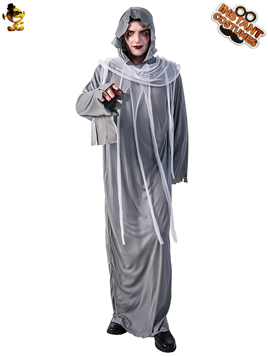 Halloween hombres adultos demonio Grim Reaper partido traje fantasma Halloween juego de rol etapa traje