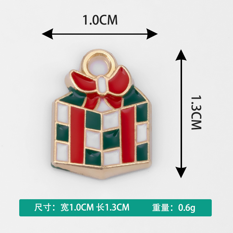 卡通圣诞节系列滴油点钻项链手链吊坠小挂件批发创意饰品diy配件|undefined