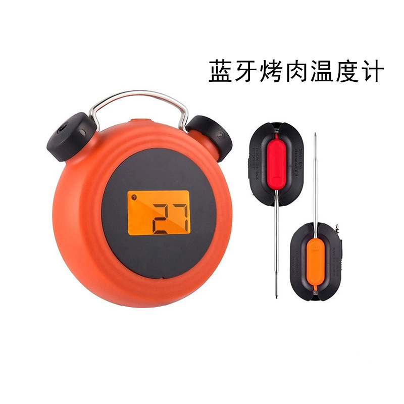 蓝牙无线双探针烤肉温度计食物牛肉类测温计烘焙烤箱温度计高精度