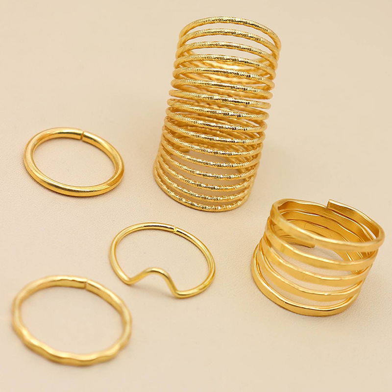 Minimalist Stackable Ring Set With Cubic Zirconia For Women_voghion.com