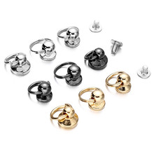 DIY手工高档配件带环奶嘴钉口金包装链神器带圈螺丝钉连接扣挂钩