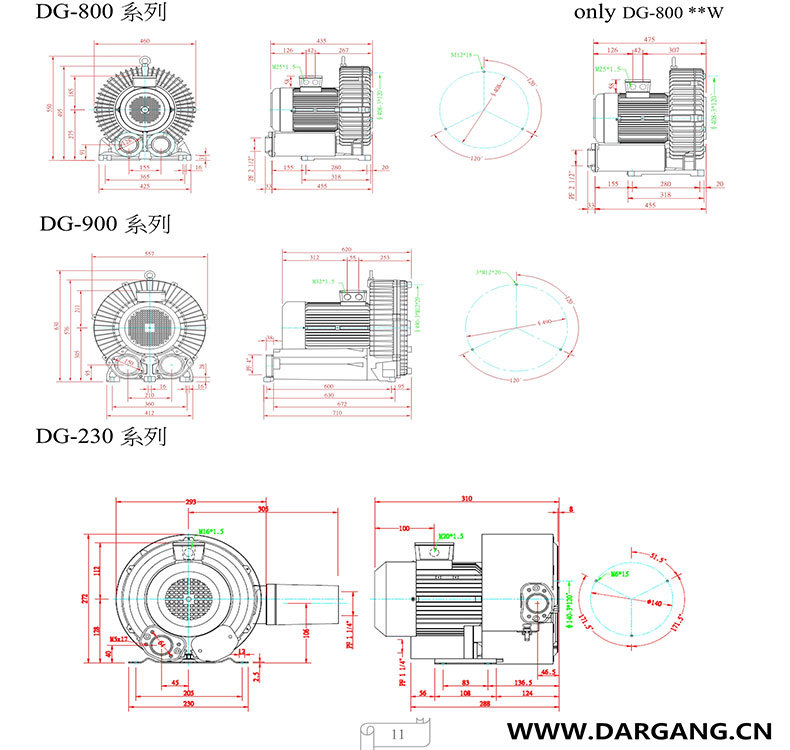 秦皇岛DG-600-16W达纲高压风机自动化设备配套