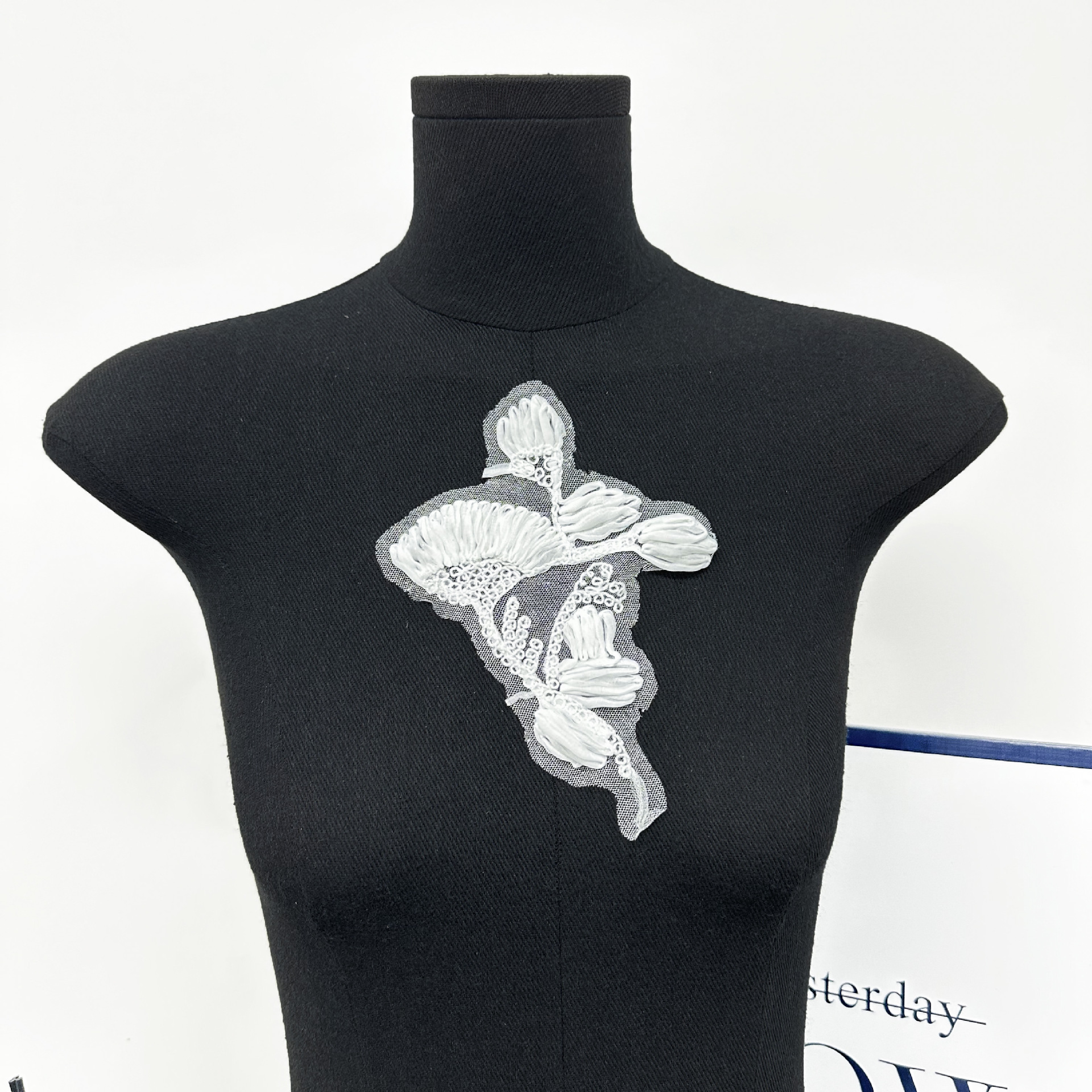 bordado tridimensional encaje flor decal perla decoración de ropa parche DIY accesorios de ropa image 8