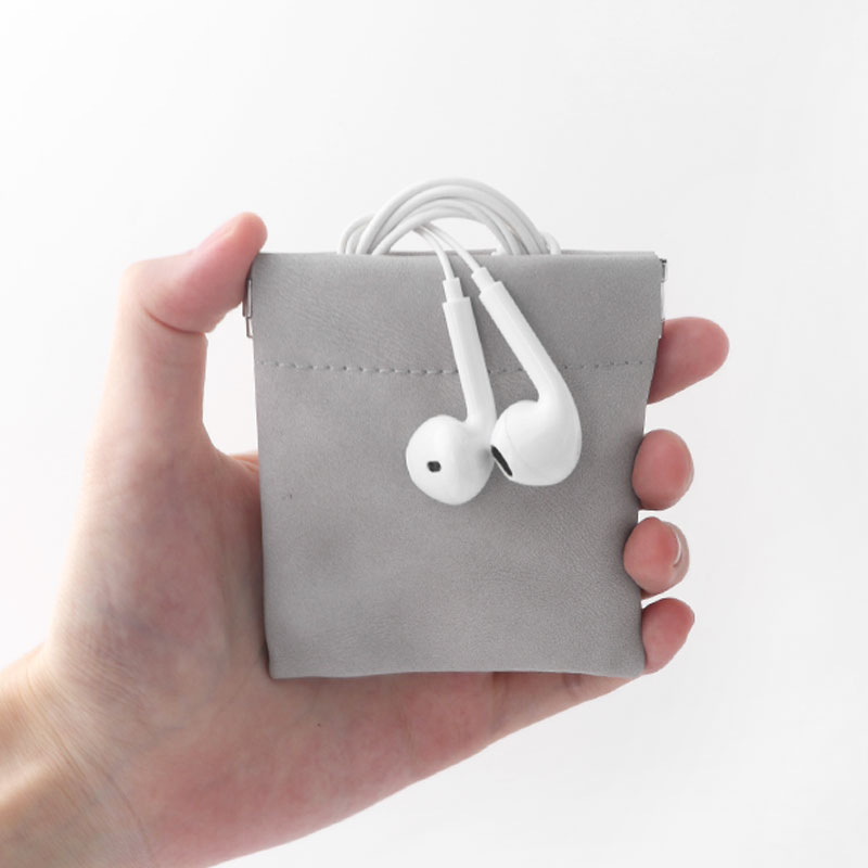 データケーブル収納バッグ、自動閉鎖式スプリングバッグ、Bluetoothイヤホン携帯バッグ、サンプル収納対応Bluetoothイヤホン収納|undefined