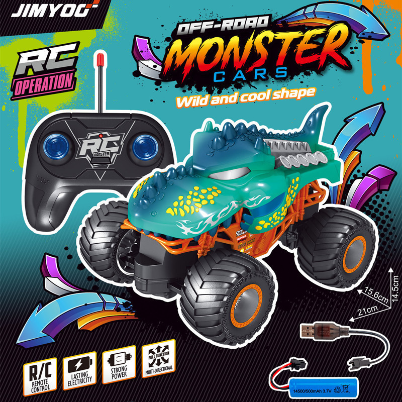 Cross-border Monster Truck 1:20 Electric Remote Control Car Cartoon...