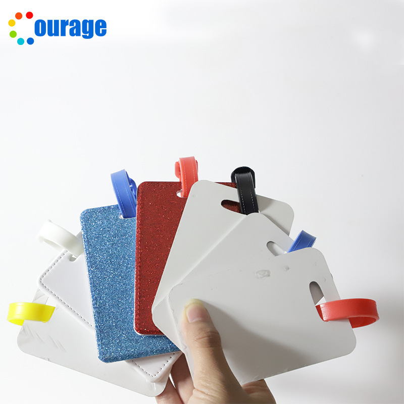 Thermal transfer blank luggage tag personality DIY name Picture anti-lost boarding pass hotel luggage card