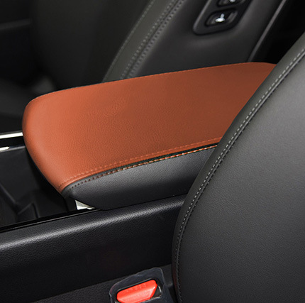 11-25款起亚K5亚远舰K5 – Armrest box Box Cover - 2020-2025-cayenne-and-black