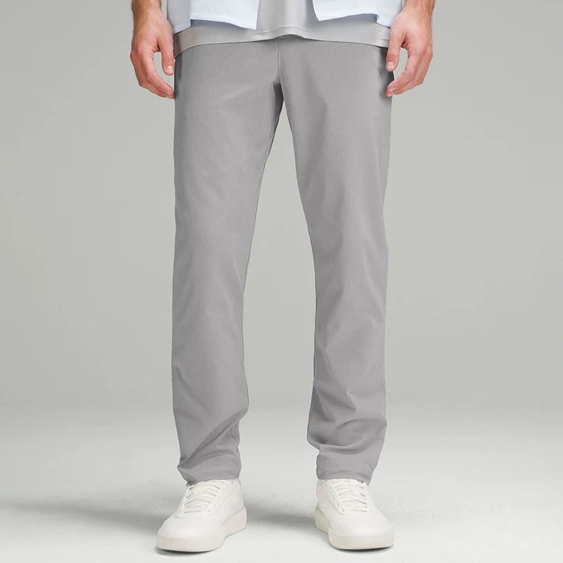 Lulu Alternative Abc Men's Stretch Tailored Five-Pocket Trousers Simple Business Pants Casual Pants 7046