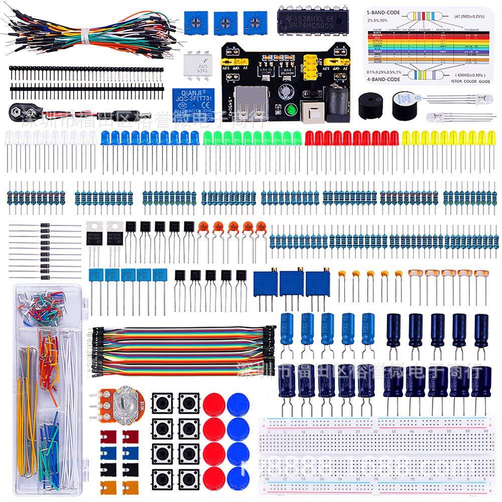 新款830孔 140套件 适用于R3 电子元器件入门套件  初学者super