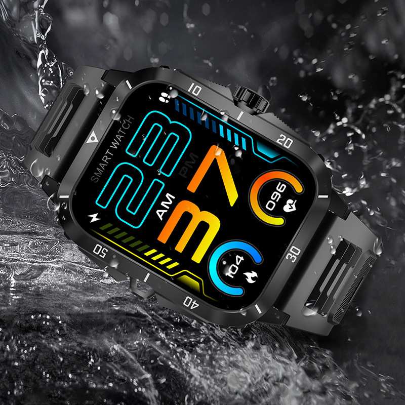 Cross-Border Kt71 Smart Watch with Bluetooth Calling, Voice Assistant, Weather Forecast, Information Push, Pedometer, and Sports Watch Functions Cross-Border Kt71 Smart Watch with Bluetooth Calling, Voice Assistant, Weather Forecast, Information Push, Pedometer, and Sports Watch Functions