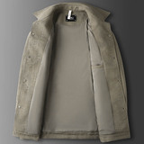 Осенняя куртка, демисезонная утепленный лонгслив для отдыха, кардиган, свободный крой