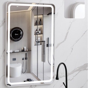 Espejo de Baño Inteligente con Marco de Aluminio de Vidrio, para Baño y Hotel image 5