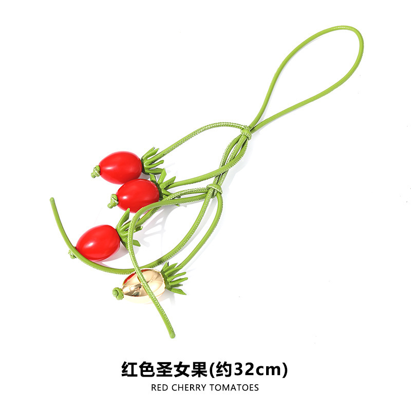 跨境新款SP-181适用于草编包高级感清新百搭高品质仿真树脂挂件|undefined
