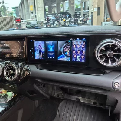 Car display co-pilot entertainment screen central