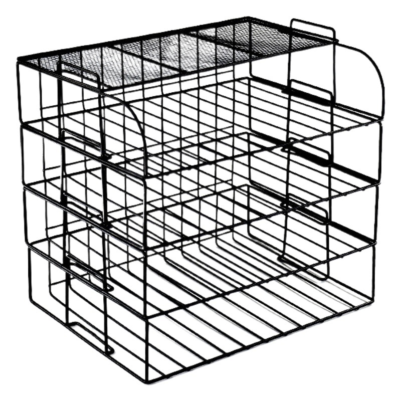 Archivador de Escritorio, Estante de Archivos de Metal de Varias Capas, Suministros de Oficina, Almacenamiento de Información, Estante de Archivos de Papelería, Almacenamiento Creativo