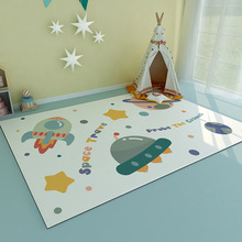 卡通地垫客厅家用pvc可擦洗卧室阳台地毯夏季防水儿童爬行垫