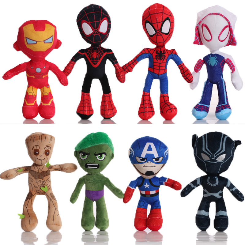 Anime Movie Marvel Avengers Parallel Universe Spiderman Spider-Man Plush Doll Toys Wholesale