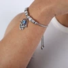 E402-steel color bracelet-24cm