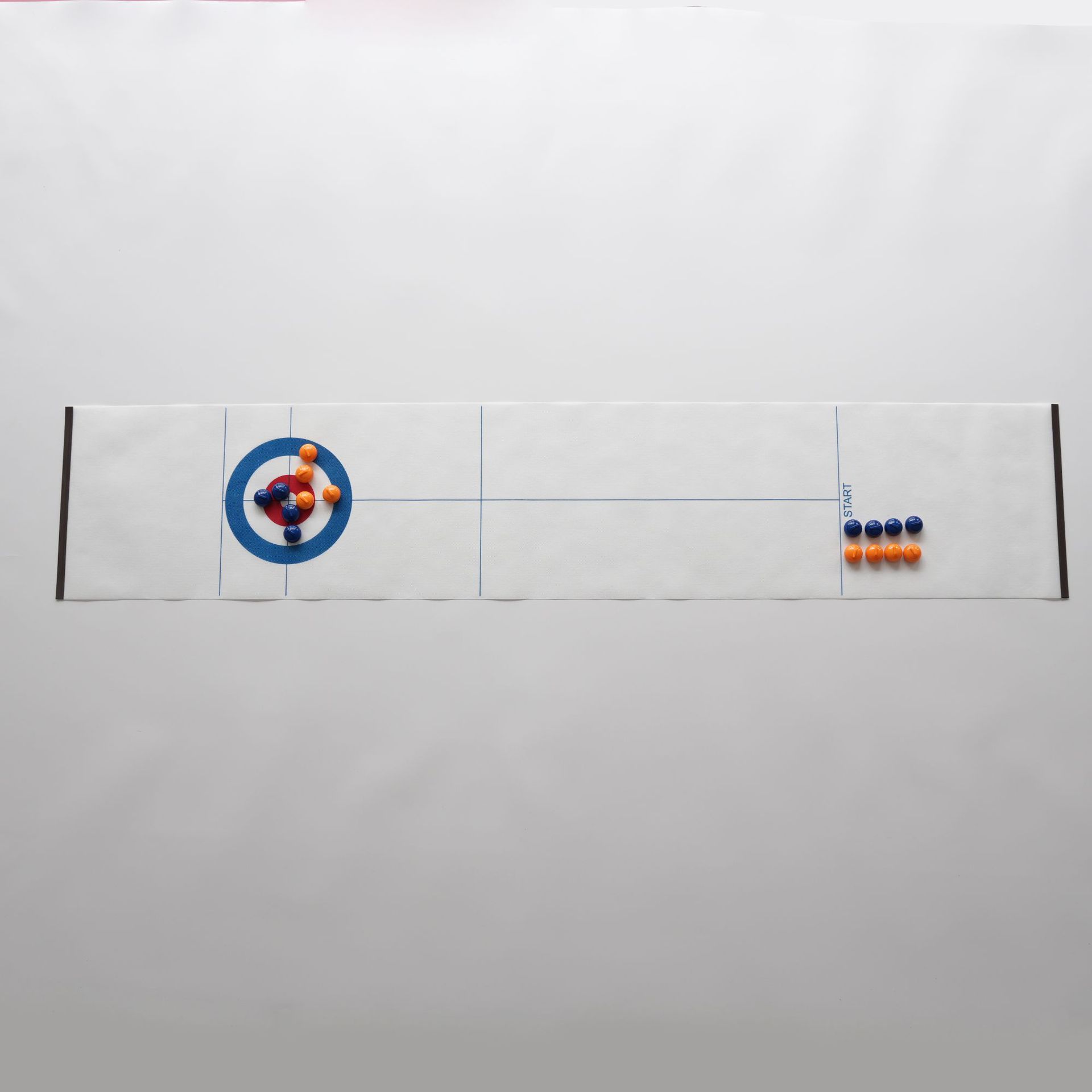 Mini juego de curling portátil de mesa, pelota de curling, juguete deportivo para niños