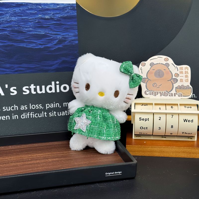漫画水泳リングキティペンダントぬいぐるみかわいい新しいハローキティスクールバッグペンダントキーホルダー人形|undefined
