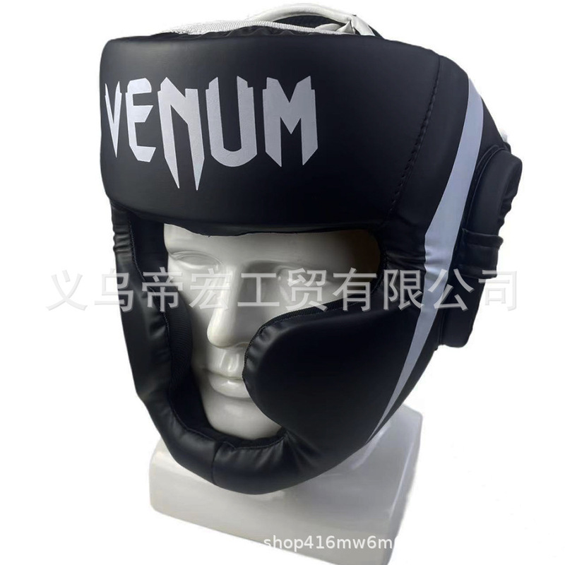 ボクシングヘルメット成人児童男女散打格闘頭泰拳格闘テコンドー帽子head gears|undefined