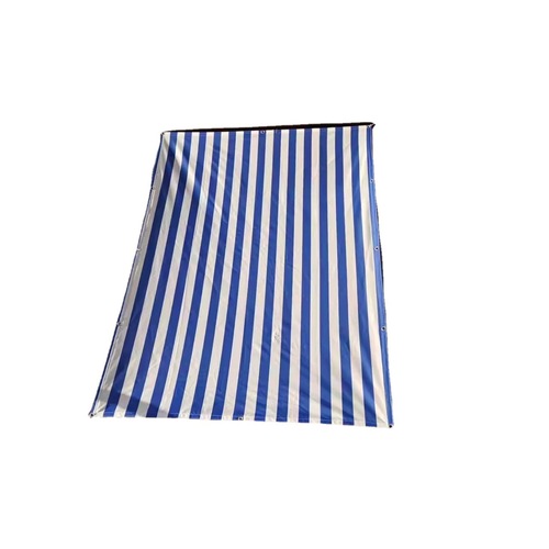 Cross-border Amazon Japan Best Selling Balcony Net Sunshade Net Privacy Net Strip Sunshade Net Color Stripe Sunshade Cloth