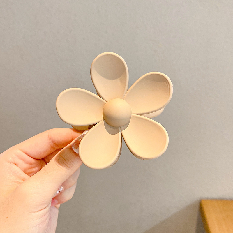 Gran tiburón clip leche serie café clip de pelo mujer cabeza espalda temperamento simple pelo agarre horquilla moda pelo accesorios al por mayor