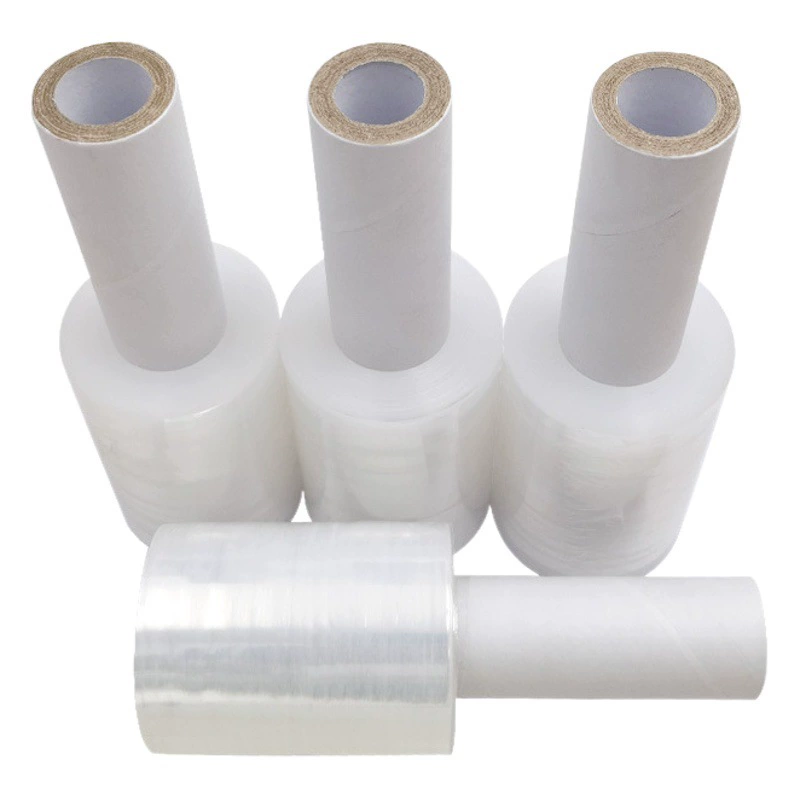 Шэньчжэньские производители стретч-пленки напрямую pe с ручкой оберточная пленка Ручка pe оберточная пленка 400G ручка оберточная пленка