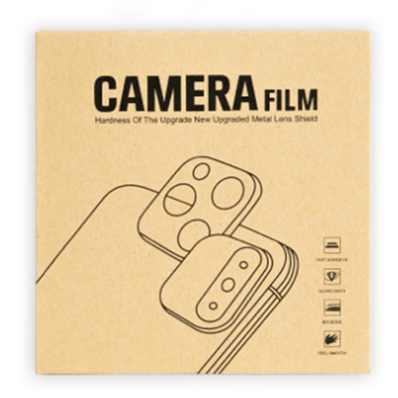 Película de la lente de embalaje de la lente del teléfono móvil película de embalaje de papel Kraft caja de embalaje de película de la lente papel Kraft papel duro en stock pelo lacio image 8