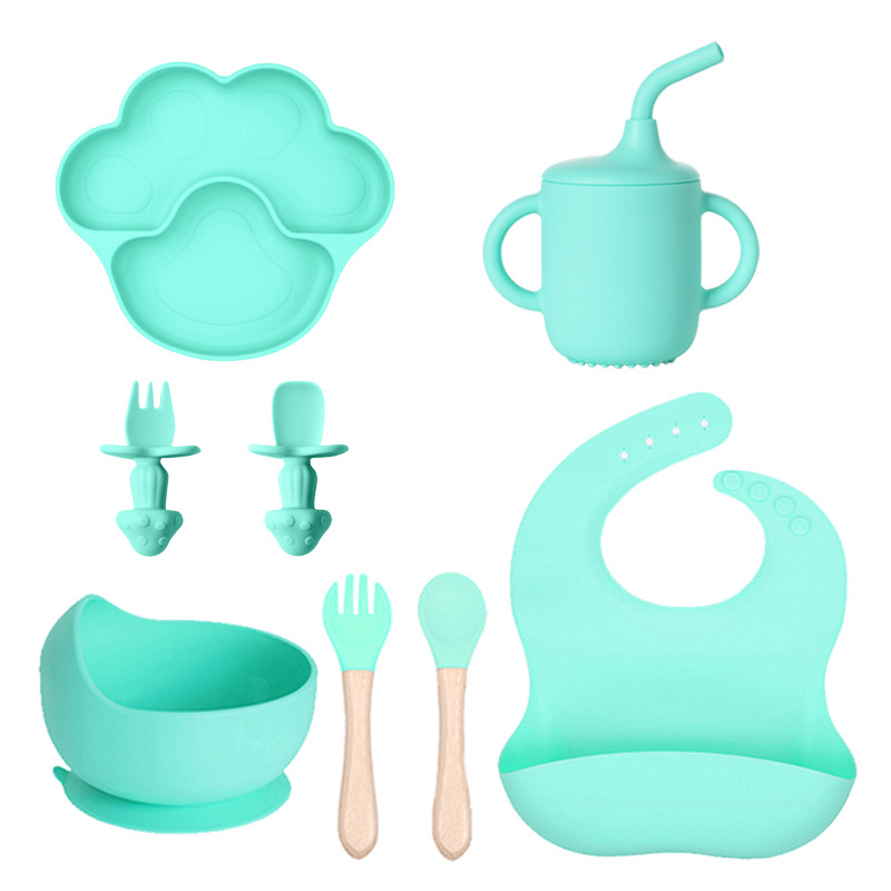 Cyan dinner plate 8-piece set 2