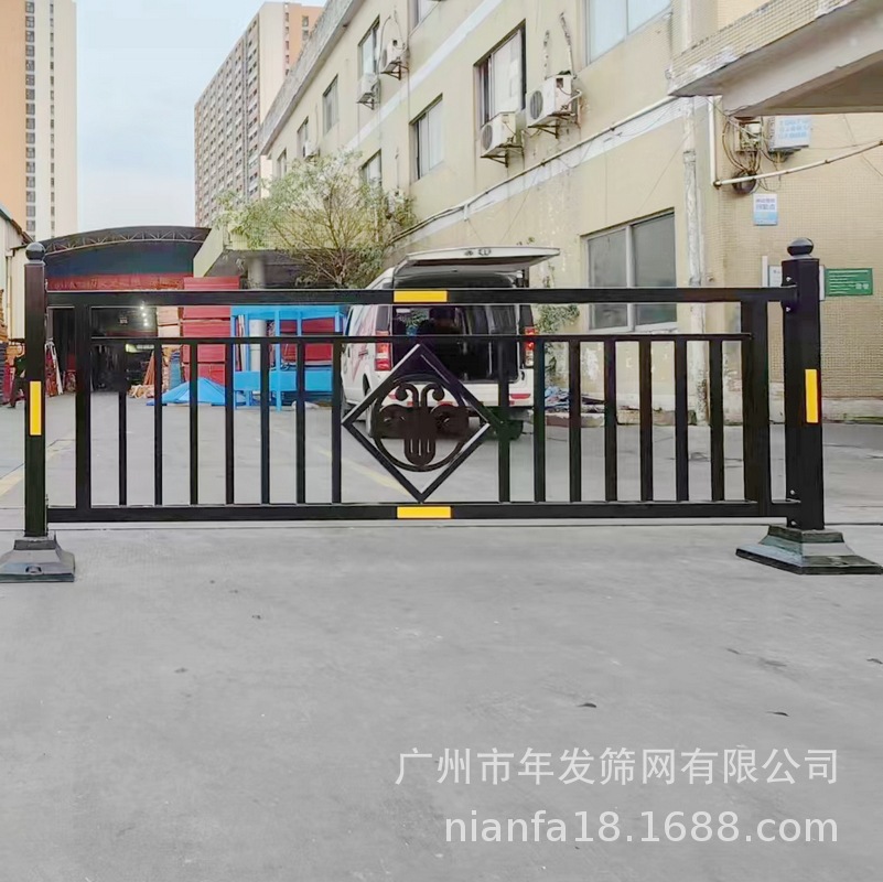 广州市政护栏热镀锌城市文化防护栏机非安全道路隔离分流围栏工厂