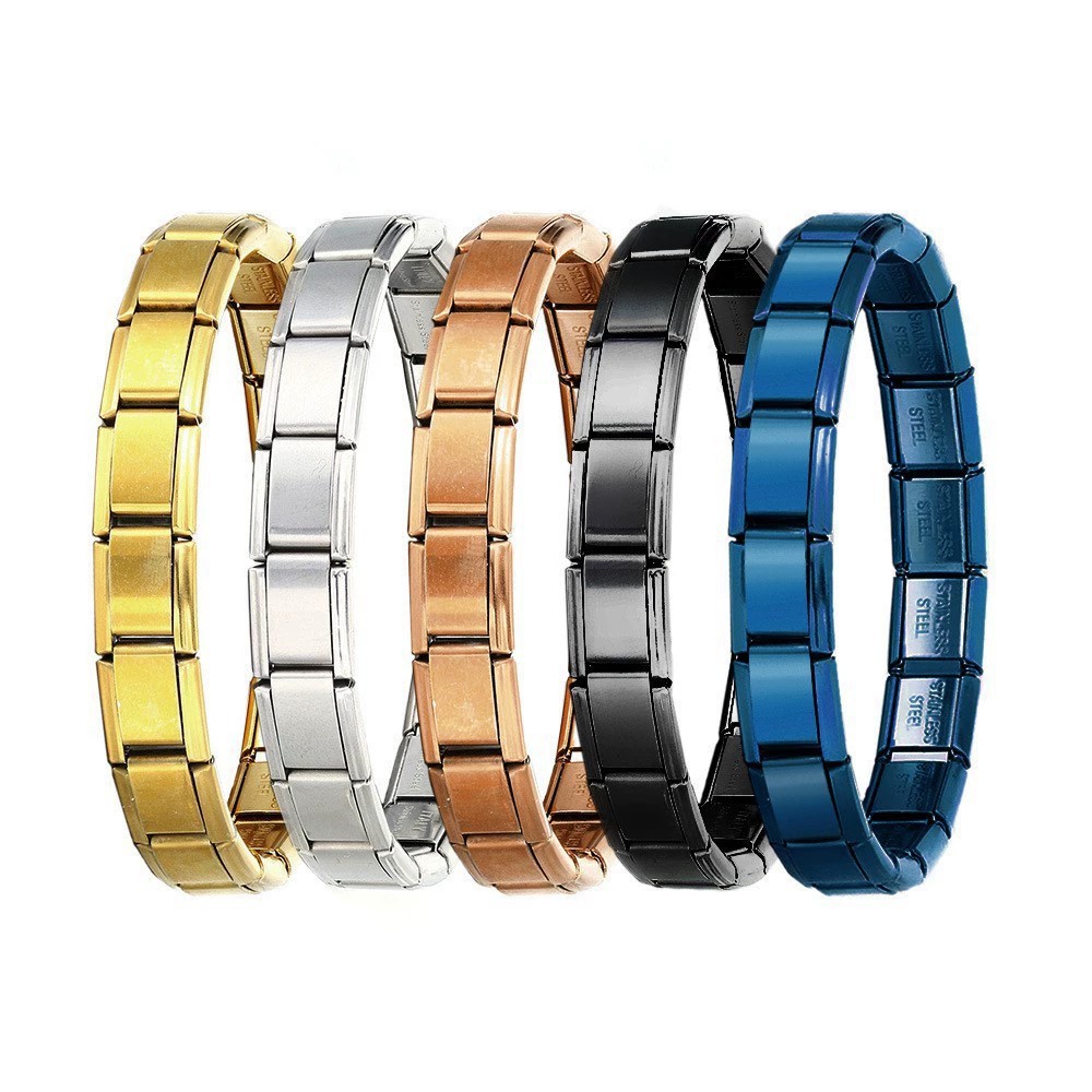 fashionable universal adjustable elastic bracelet stainless steel