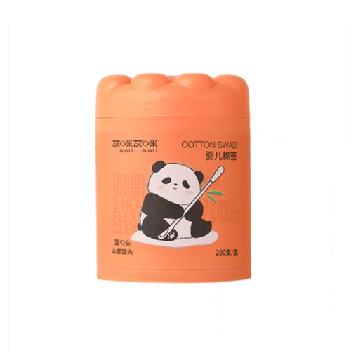 Aimi Aimi disposable sanitary disinfection makeup cotton swab household double-ended pointed ear cotton swab stick