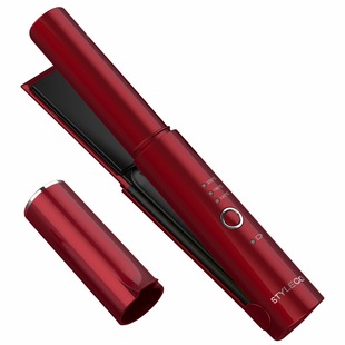[cross-border] Factory Direct Wireless Hair Straightener Mini Splint Straight Curling Dual-use Dormitory Student Perm Bangs