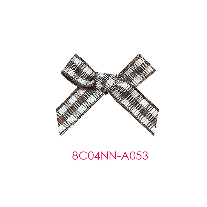 Yao Ming 2 puntos accesorios de ropa interior de lazo a cuadros escoceses accesorios de ropa de lazo pequeño lazo de cinta