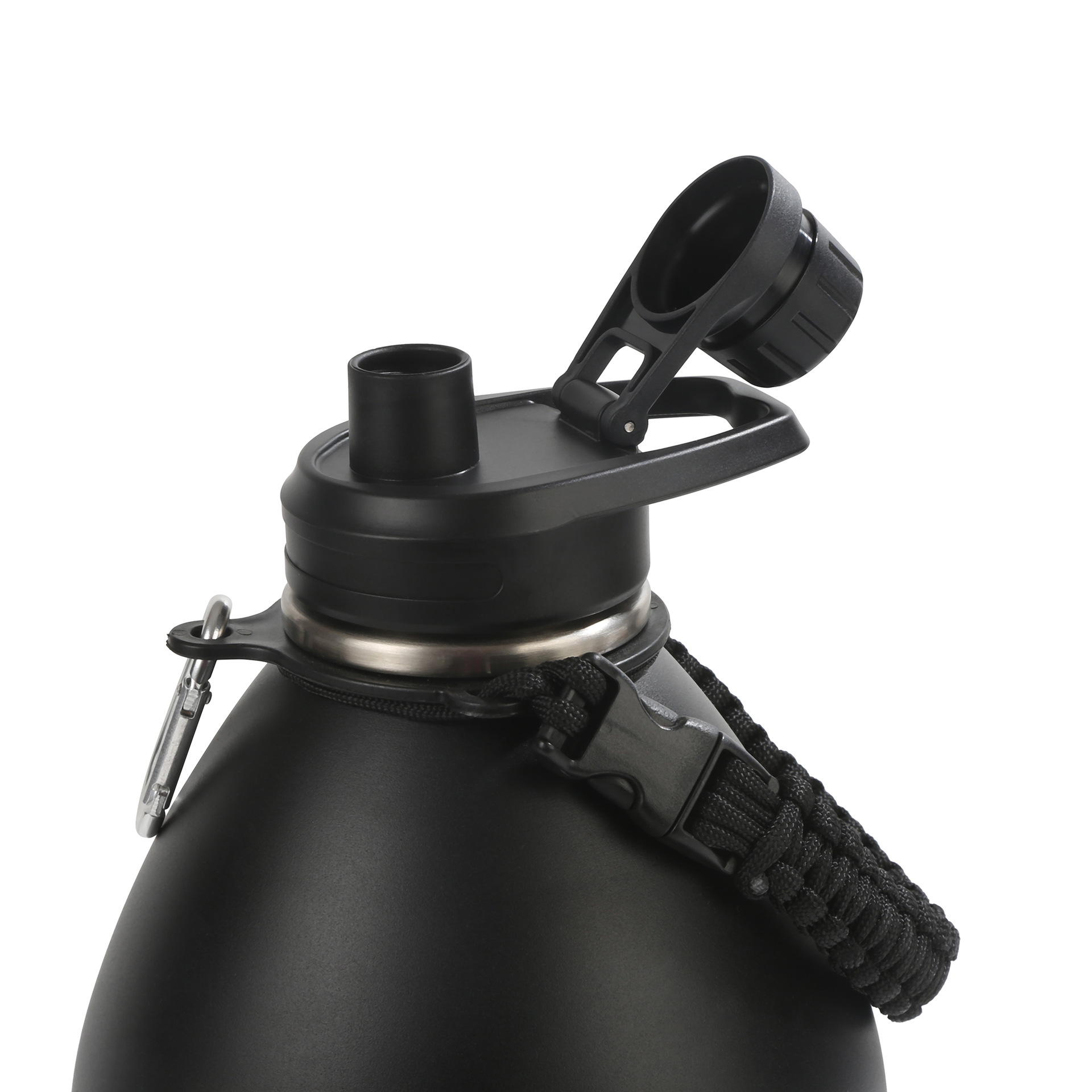 Comercio exterior taza de agua deportiva de gran capacidad 304 botella deportiva de acero inoxidable botella deportiva portátil botella de agua al aire libre