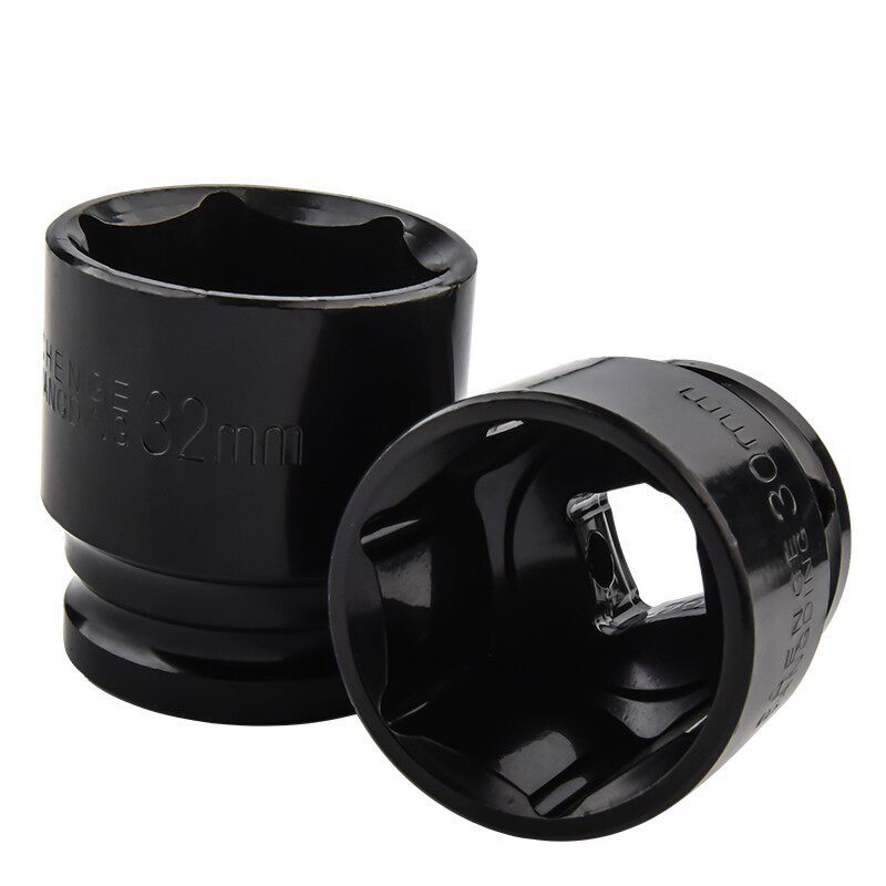 Mangas cortas de acero de alto carbono neumático mangas hexagonales 1 / 2 mm llave neumática 38 mm 8 - 32 mm mangas cortas