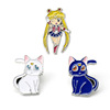 Japanese cute brooch, bag, clothing, cartoon decorations, pin, Sailor Moon