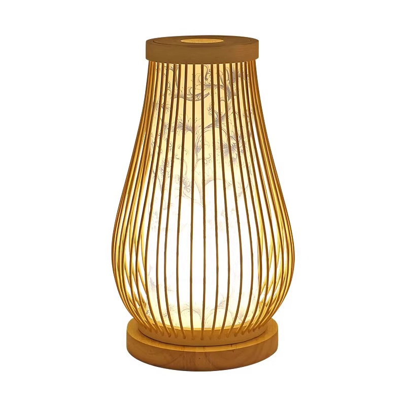 Viento tranquilo dormitorio sala de estar comedor hotel creativo mesera de cama luz de atmósfera recargable sala de té lámpara de mesa decorativa