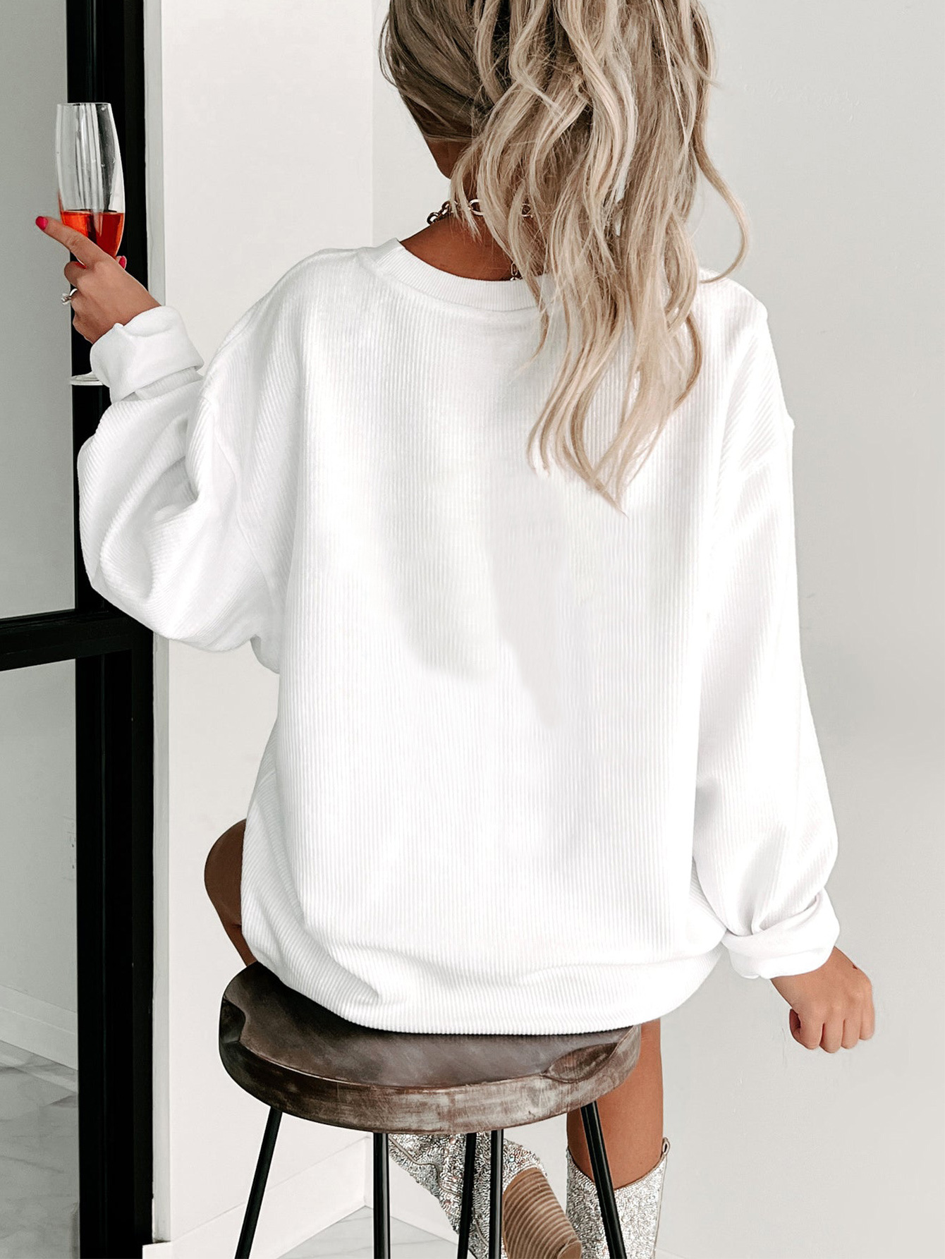 Loose Fit Type Christmas Festival Human Pattern Autumn Season Hoodies & Sweatshirts Long Sleeve Streetwear Human