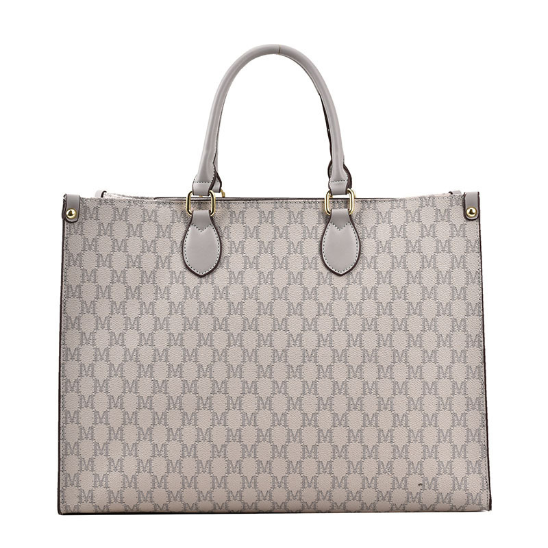 Retro Women's Shoulder Bag Large Capacity Pu Leather Commuter Tote_voghion.com