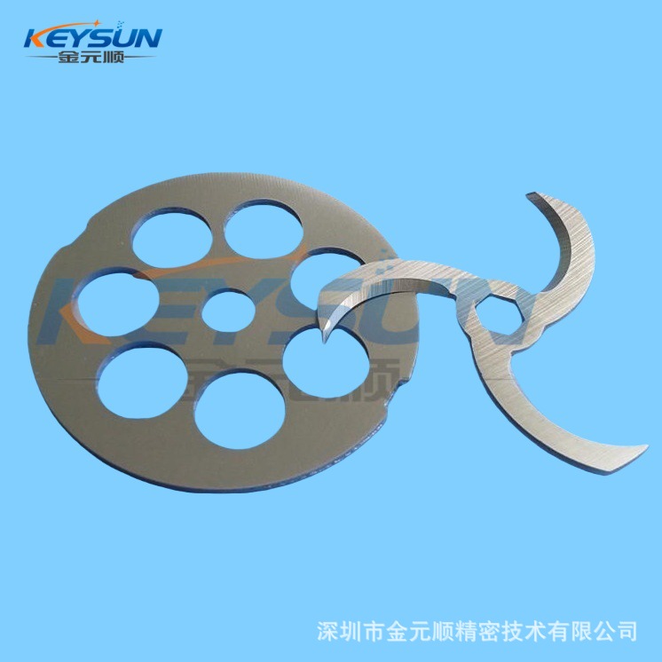 加工不锈钢医疗精密冲压件多孔小孔超厚冲压件绞肉机刀盘刀组